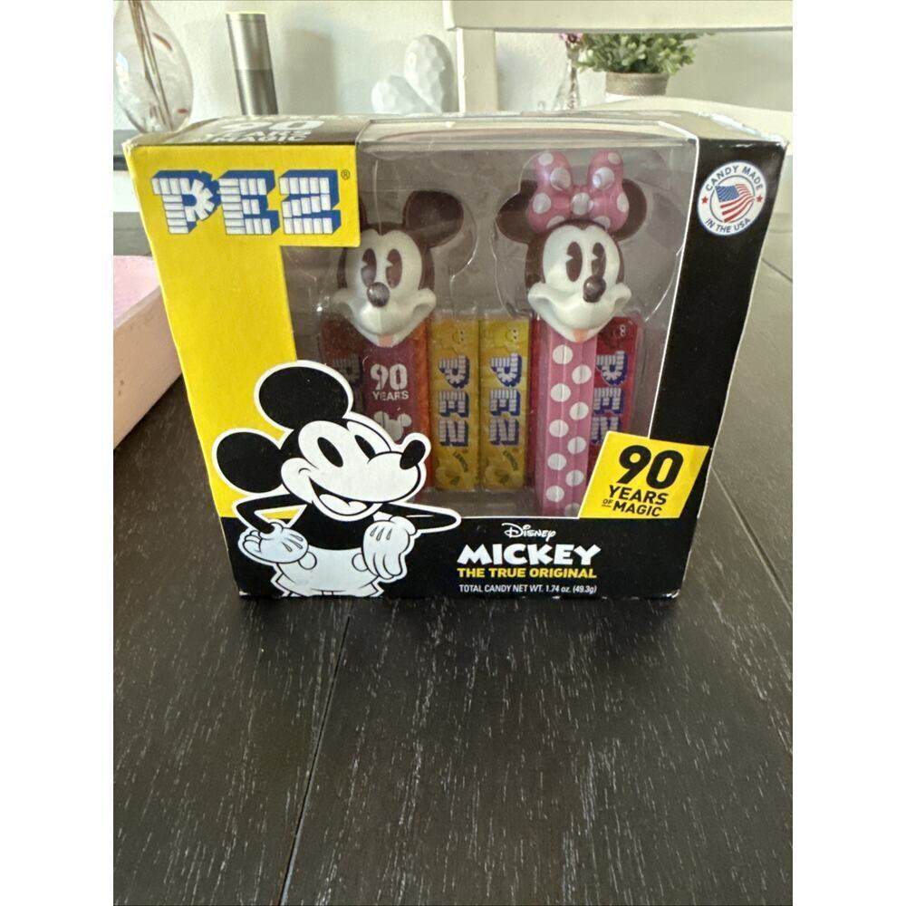 NEW Disney Pez Mickey 90 Years of Magic Mickey & Minnie Pez & Candy SEALED!